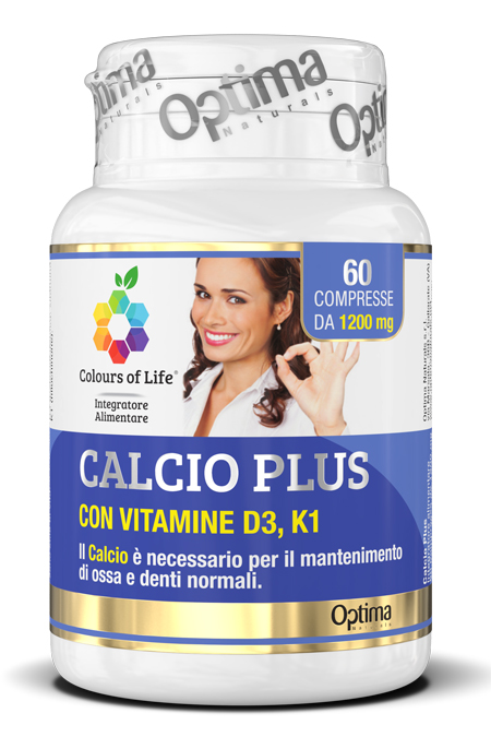 COLOURS OF LIFE CALCIO PLUS 60 COMPRESSE 1200 MG - farmachicca