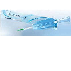 CATETERE VESCICALE PER DONNA LIQUICK PURE CH12 LUNGHEZZA 15 CM PUNTA NELATON 2 FORI SMUSSATI 30 PEZZI - farmachicca