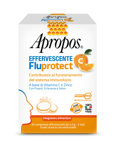 APROPOS FLUPROTECT EFFERVESCENTE C 20 COMPRESSE - farmachicca