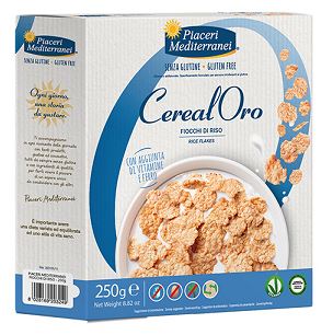 PIACERI MEDITERRANEI CEREALORO FIOCCHI DI RISO 250 G - farmachicca