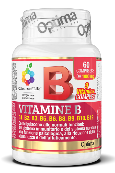 COLOURS OF LIFE VITAMINE B COMPLEX 60 COMPRESSE 1000 MG - farmachicca