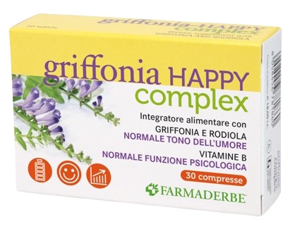 GRIFFONIA HAPPY COMPLEX 30 COMPRESSE - farmachicca