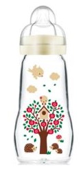MAM FEELGOOD  BIBERON IN VETRO 260 ML  - farmachicca