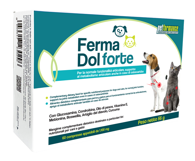 PETFORMANCE FERMA DOL FORTE 60 COMPRESSE - farmachicca