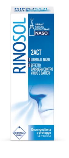 SPRAY NASALE RINOSOL 2ACT 15 ML - farmachicca