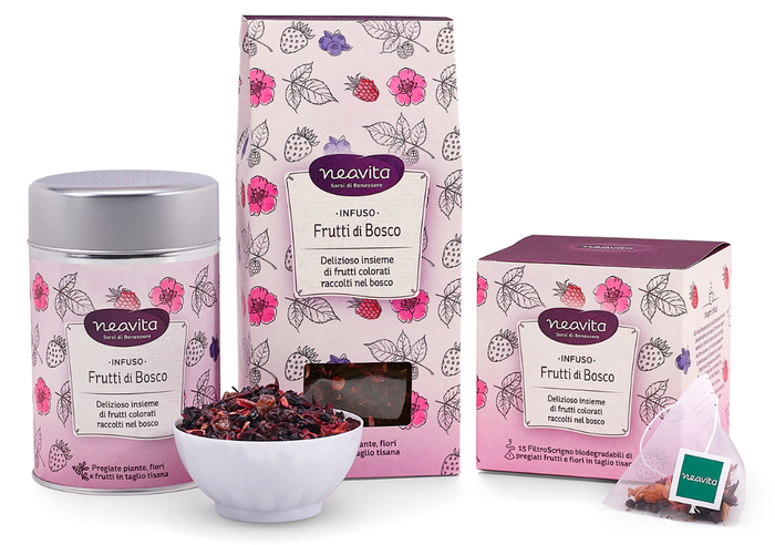 NEAVITA RICARICA INFUSO FRUTTI DI BOSCO 100 G - farmachicca