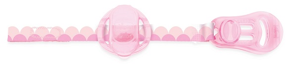 CHICCO CLIP SALVASUCCHIETTO ROSA 1 PEZZO - farmachicca