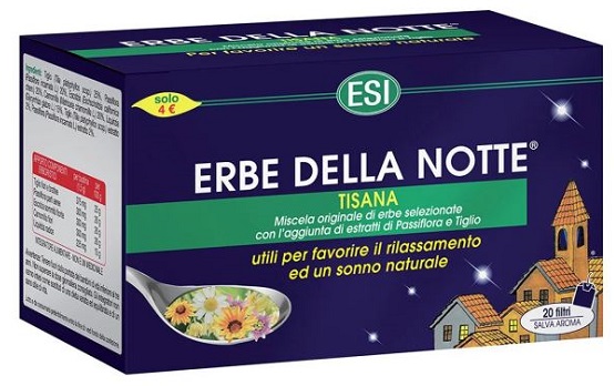ESI ERBE DELLA NOTTE TISANA 20 FILTRI ASTUCCIO 40 G - farmachicca