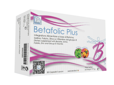BETAFOLIC PLUS 30 CAPSULE ASTUCCIO 18,6 G - farmachicca