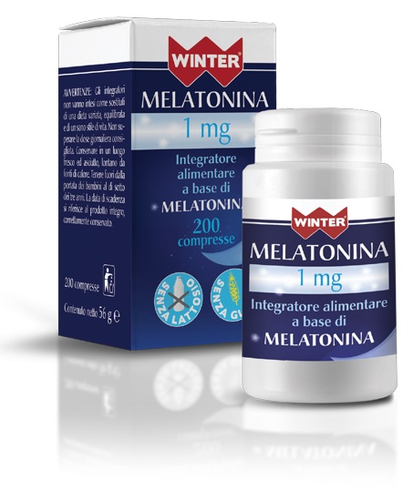 WINTER MELATONINA 1 MG 200 COMPRESSE - farmachicca