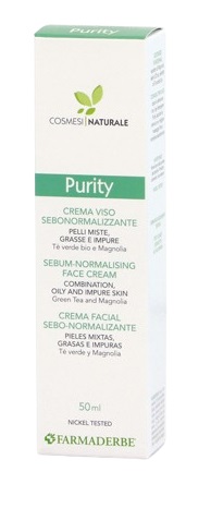 PURITY CREMA VISO SEBONORMALIZZANTE 50 ML - farmachicca