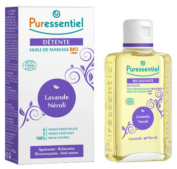 PURESSENTIEL OLIO MASSAGGIO BIO RILASSANTE - farmachicca
