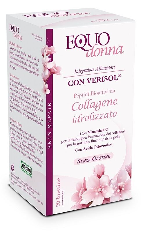 EQUODONNA COLLAGENE PELLE 20 BUSTE - farmachicca