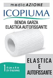 ICOPIUMA BENDA GARZA ELASTICA AUTOFISSANTE CM 4X4 MT - farmachicca