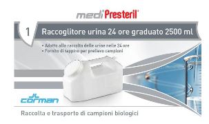 CONTENITORE URINA 24 ORE MEDIPRESTERIL - farmachicca