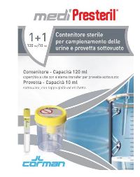 CONTENITORE URINA + PROVETTA MEDIPRESTERIL - farmachicca