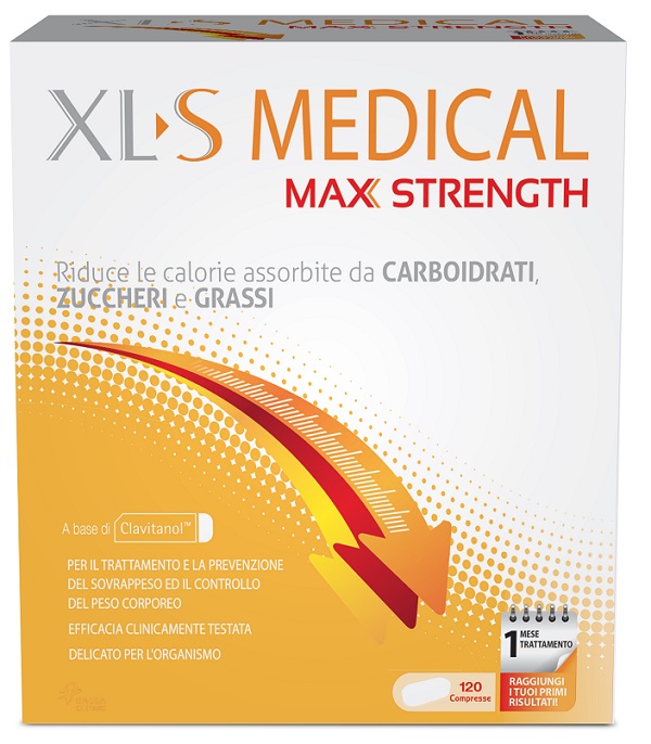 XLS MEDICAL MAX STRENGTH 120 COMPRESSE - farmachicca
