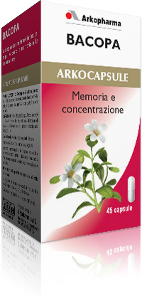 ARKO CAPSULE BACOPA 45 CAPSULE VEG - farmachicca
