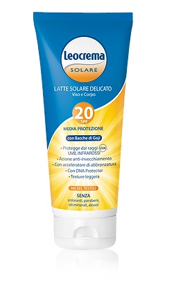 LEOCREMA SOLARE GOJY SPF20 200 ML - farmachicca