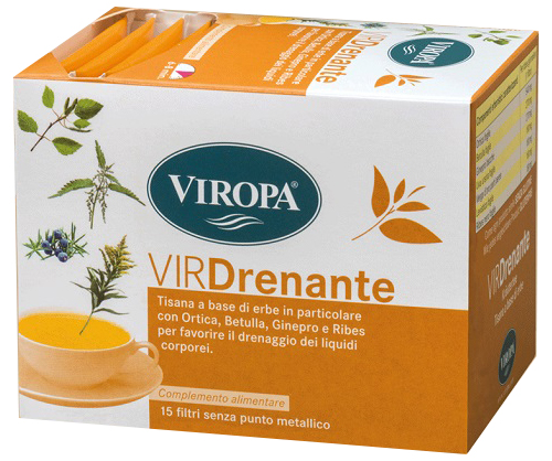 VIROPA DRENANTE TISANA 15 BUSTINE - farmachicca