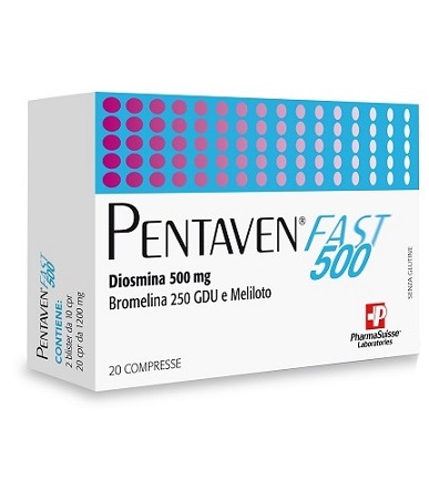 PENTAVEN FAST 500 20 COMPRESSE - farmachicca