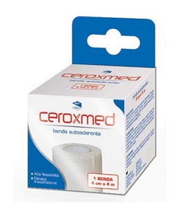 BENDA ELASTICA AUTOADERENTE CEROXMED 4 X 400 CM 1 PEZZO - farmachicca