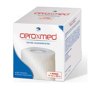 BENDA ELASTICA AUTOADERENTE CEROXMED 2000 X 10 CM 1 PEZZO - farmachicca