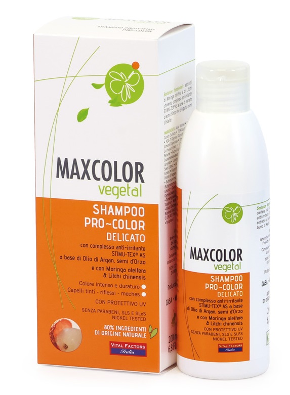 MAXCOLOR VEGETAL SHAMPOO PROTETTIVO PROCOLOR 200 ML - farmachicca