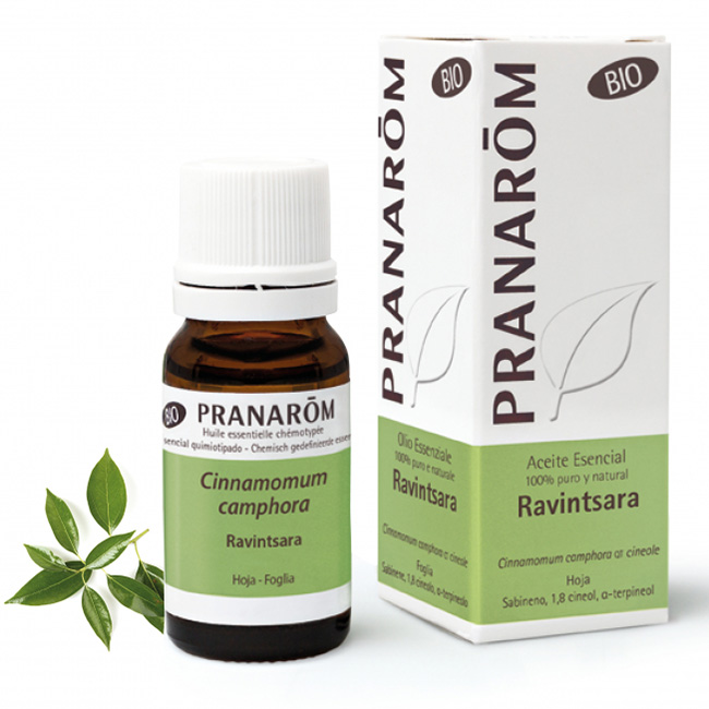 PRANAROM RAVINTSARA OLIO ESSENZIALE BIO 10 ML - farmachicca