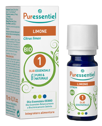 PURESSENTIEL LIMONE OLIO ESSENZIALE BIO 10 ML - farmachicca