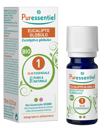 PURESSENTIEL EUCALIPTO GLOBULO OLIO ESSENZIALE BIO 10 ML - farmachicca