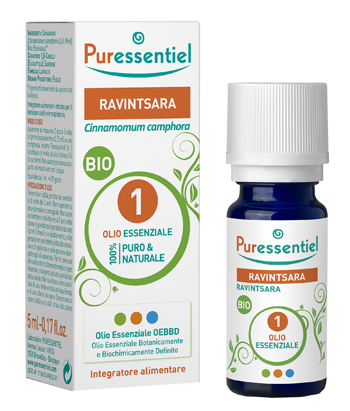 PURESSENTIEL RAVINTSARA OLIO ESSENZIALE BIO 5 ML - farmachicca