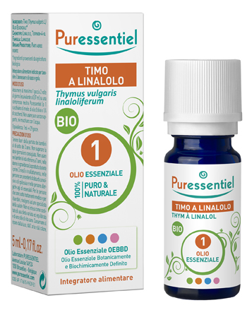 PURESSENTIEL TIMO A LINALOLO OLIO ESSENZIALE BIO 5 ML - farmachicca
