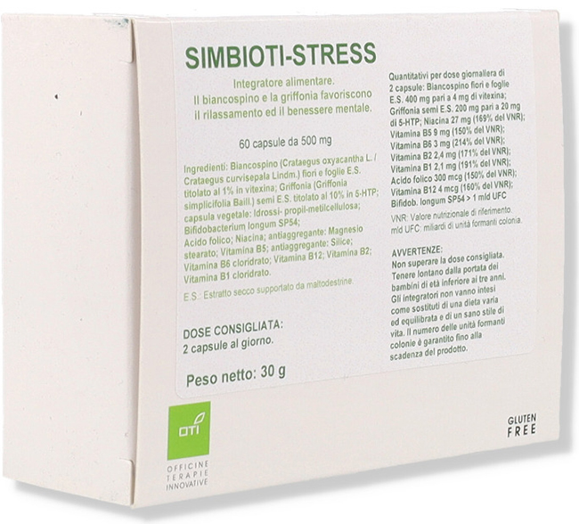 SIMBIOTI-STRESS 60 CAPSULE - farmachicca