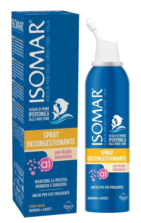 ISOMAR SPRAY DECONGESTIONANTE ACIDO IALURONICO 100 ML - farmachicca