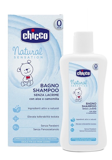 CHICCO BAGNO SHAMPOO NATURAL SENSATION 500 ML - farmachicca