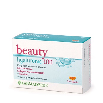 BEAUTY HYALURONIC 100 3 BLISTER DA 10 CAPSULE - farmachicca