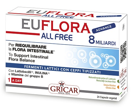 EUFLORA ADVANCE ALL FREE 24 CAPSULE - farmachicca