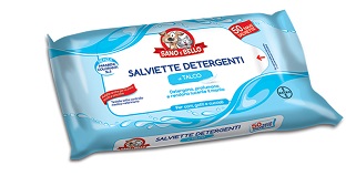 SANO E BELLO SALVIETTE DETERGENTI TALCO 50 PEZZI - farmachicca
