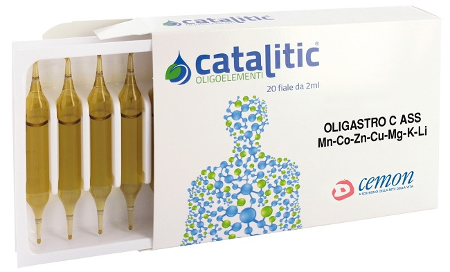 CATALITIC OLIGOELEMENTI OLIGATRO MN-CO-ZN-CU-MG-K-LI 20 AMPOLLE - farmachicca