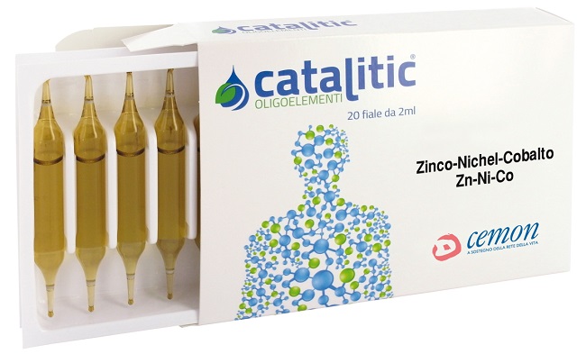 CATALITIC OLIGOELEMENTI ZINCO NICHEL COBALTO ZN-NI-CO 20 AMPOLLE - farmachicca