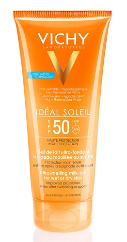IDEAL SOLEIL GEL WET CORPO SPF50 200 ML - farmachicca