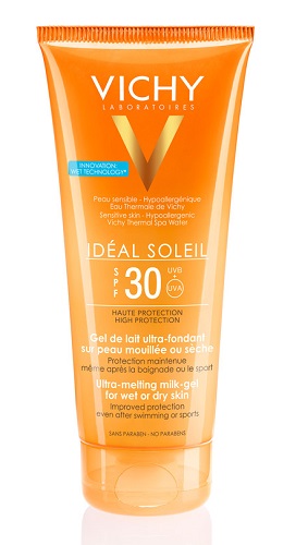 IDEAL SOLEIL GEL WET CORPO SPF30 200 ML - farmachicca