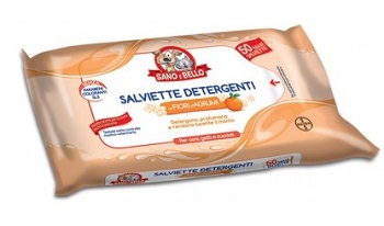 SANO E BELLO SALVIETTE DETERGENTI AI FIORI D'AGRUMI 50 PEZZI - farmachicca