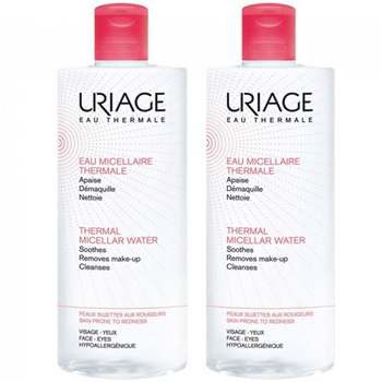 URIAGE EAU MICELLARE PER PELLI ARROSSATE 1+1 - farmachicca