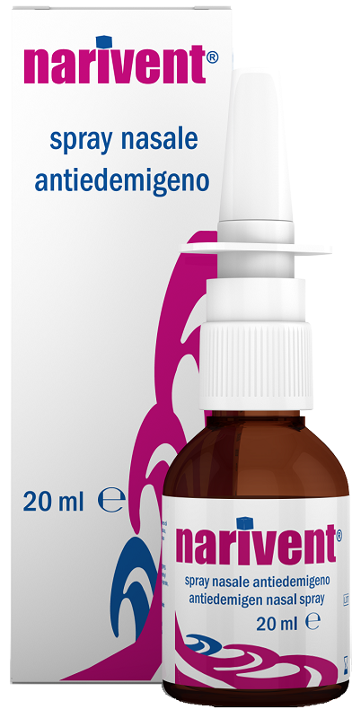 SPRAY NASALE ANTIEDEMIGENO NARIVENT FLACONE 20 ML - farmachicca