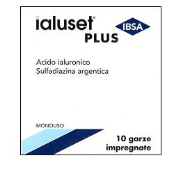 GARZA MEDICATA IALUSET 10X10 CM 10 PEZZI - farmachicca