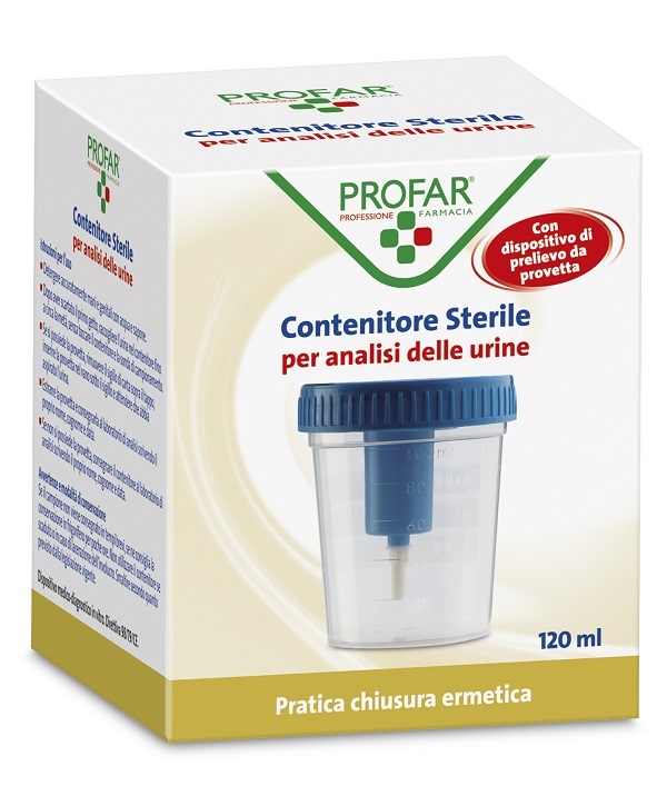 CONTENITORE URINE PROFAR CON TAPPO DI SICUREZZA 120ML - farmachicca