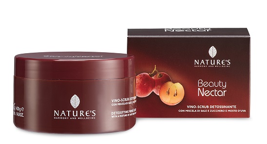 NATURES BEAUTY NECTAR VINO SCRUB CORPO DETOSSIFICANTE 420 ML - farmachicca