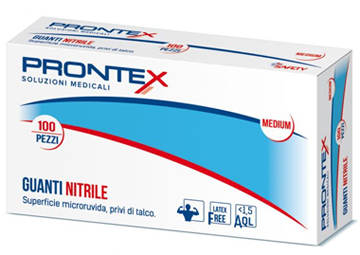 PRONTEX GUANTO IN NITRILE SENZA POLVERE PICCOLO 6/7 100 PEZZI - farmachicca